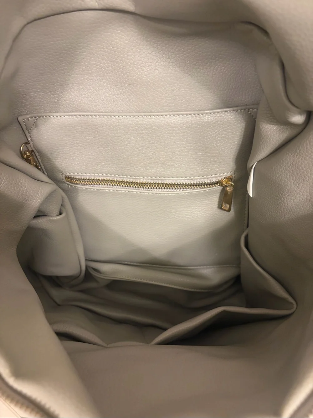 Fawn Diaper Bag- beige/taupe/grey